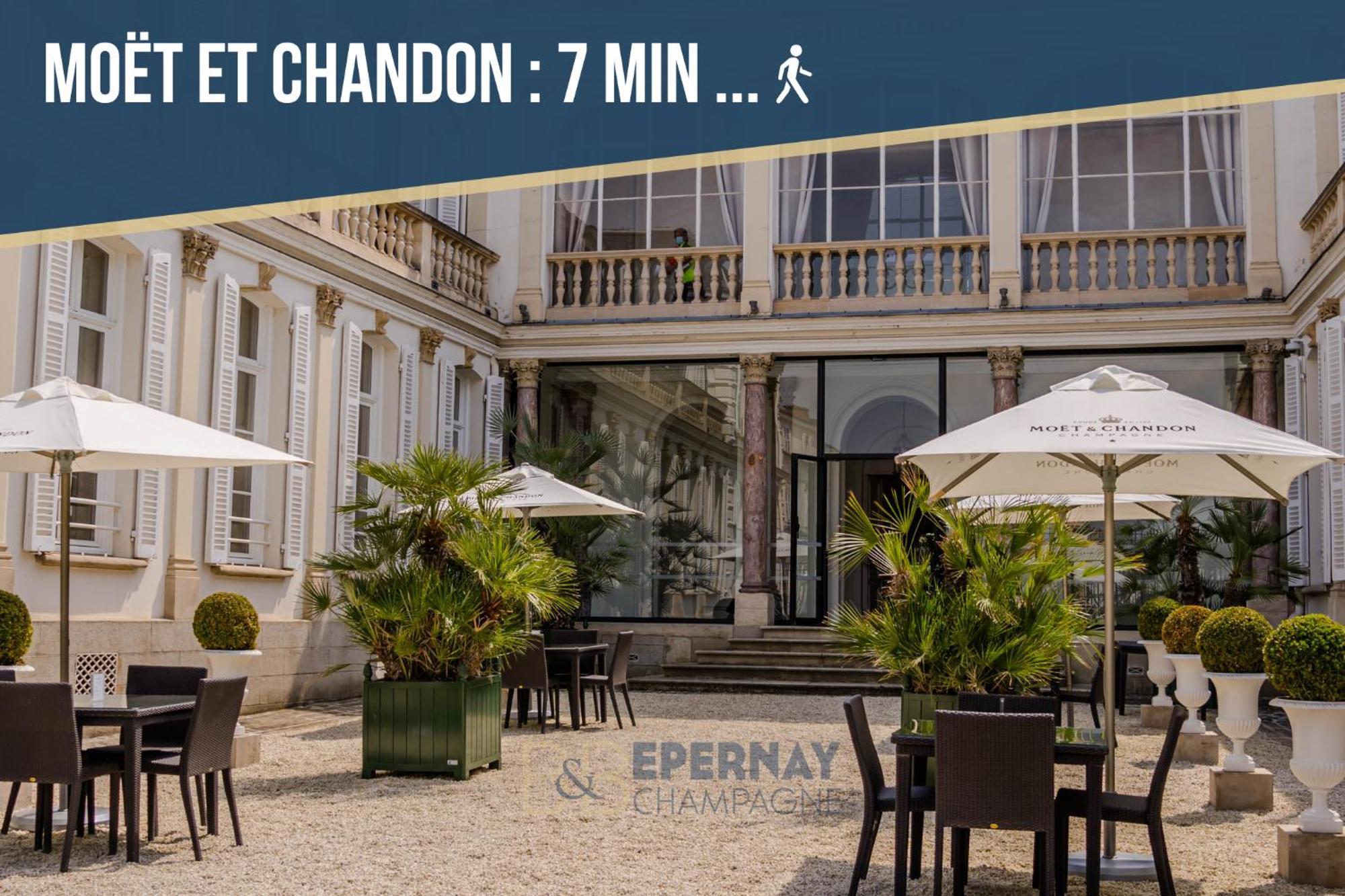 Terrasse 86 - Terrasse & Climatisation - 4-6 Personnes - Bnb Epernay Exterior photo